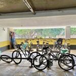 Aparcamiento para bicicletas en el edificio